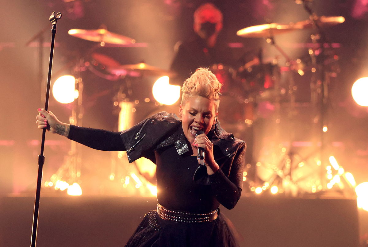 <i>Christopher Polk/NBC/NBCU Photo Bank/Getty Images</i><br/>Pink teased the new track last week