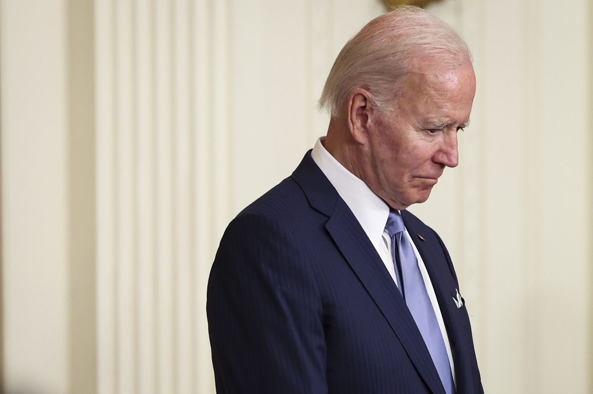 <i>Win McNamee/Getty Images</i><br/>President Joe Biden in the East Room of the White House on July 5