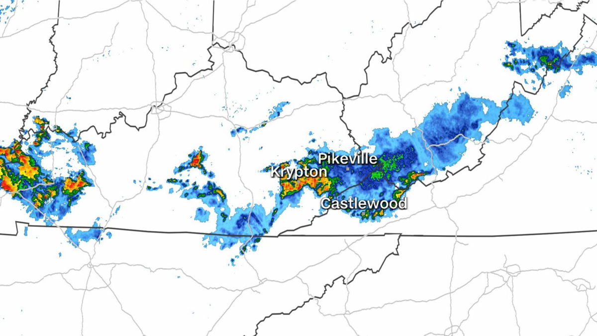 <i>CNN Weather</i><br/>Heavy rainfall inundated eastern Kentucky overnight