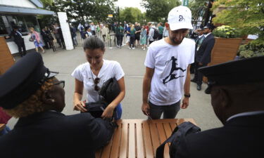Three security guards at Wimbledon have been arrested after an alleged fight broke out among the group.