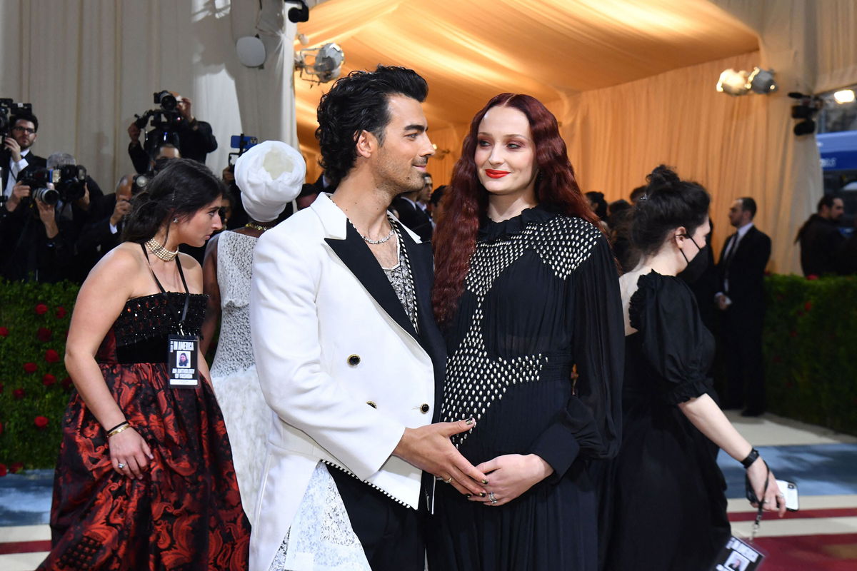 <i>Angela Weiss/AFP/Getty Images</i><br/>Joe Jonas and Sophie Turner