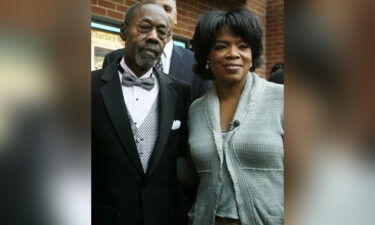 Vernon Winfrey and Oprah Winfrey appear at the Nashville Film Festival on May 2