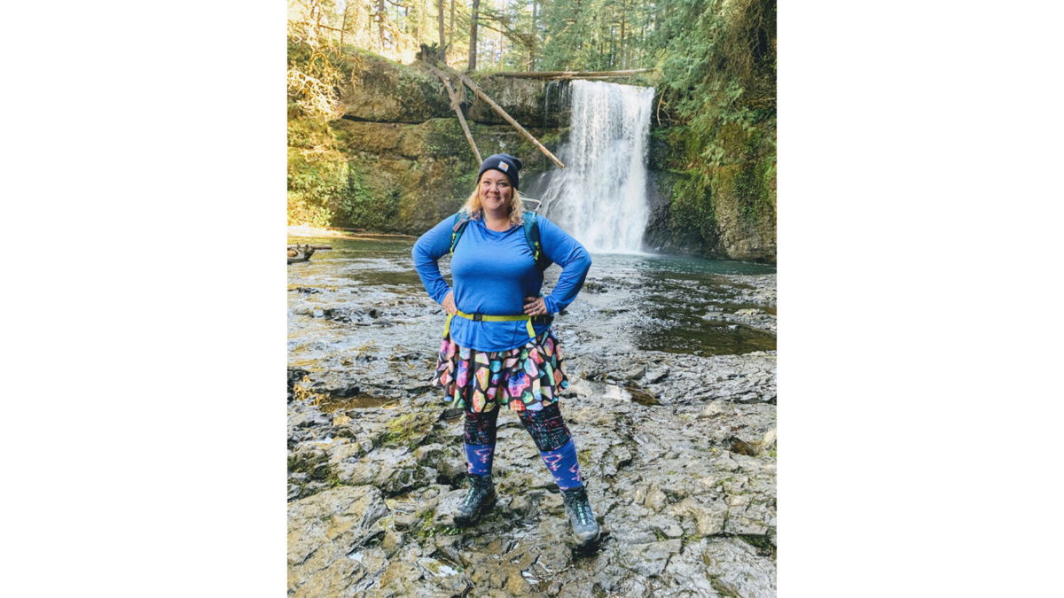 <i>Summer Michaud-Skog</i><br/>Michaud-Skog is pictured at Silver Falls State Park in Oregon.