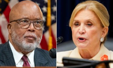 Bennie Thompson and Carolyn Maloney are pictured in a split image.