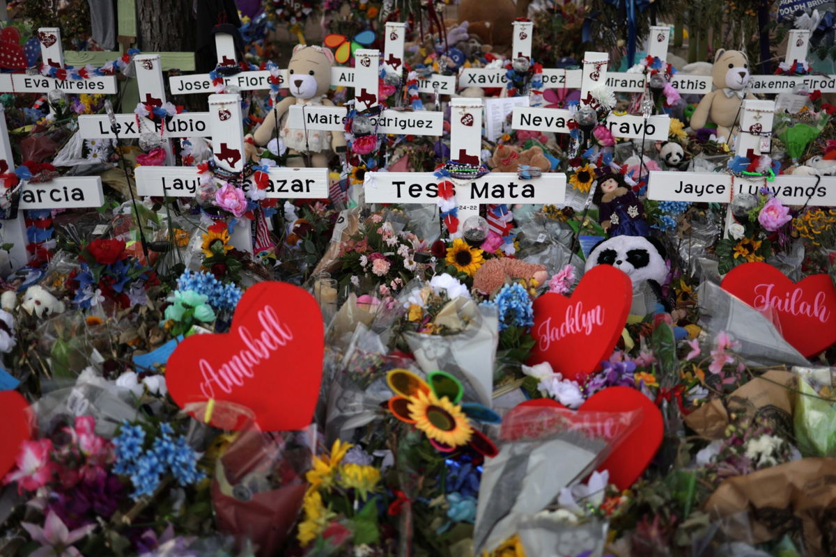 <i>Alex Wong/Getty Images</i><br/>Reyes said he has been to the memorial at the school