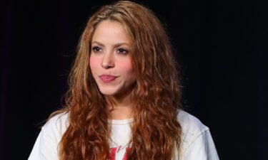Shakira appears during the Super Bowl LIV halftime show press conference on January 30