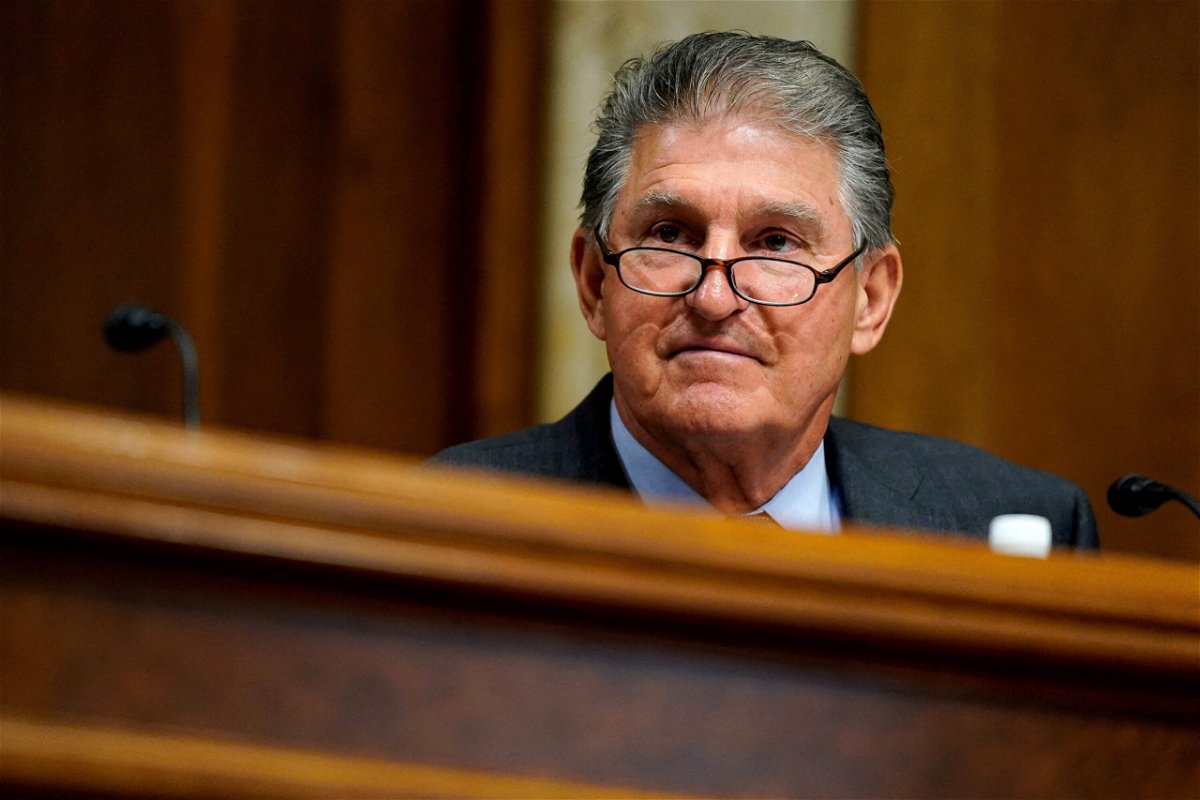 <i>Elizabeth Frantz/Reuters</i><br/>Sen. Joe Manchin of West Virginia attends a Senate Energy and Natural Resources Committee hearing on July 19.