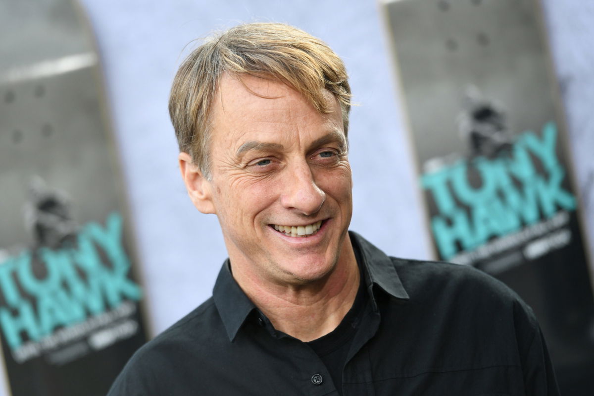 <i>JC Olivera/WireImage/Getty Images</i><br/>Tony Hawk attends the premiere of HBO Max's 