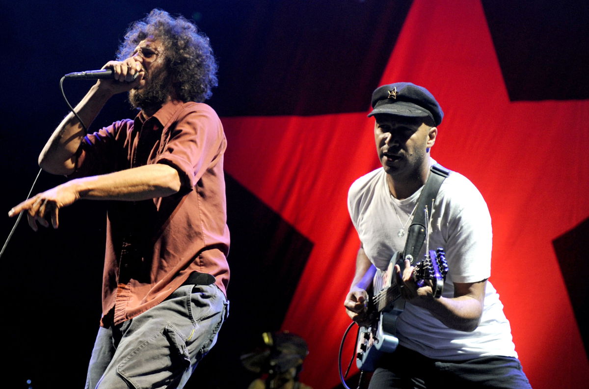 <i>Tim Mosenfelder/Corbis via Getty Images</i><br/>Rage Against the Machine reunited for the first time in 11 years and made a powerful statement against the Supreme Court.