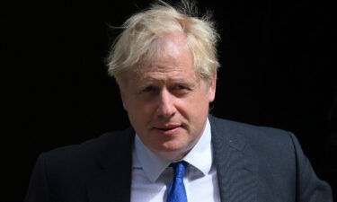 UK Prime Minister Boris Johnson