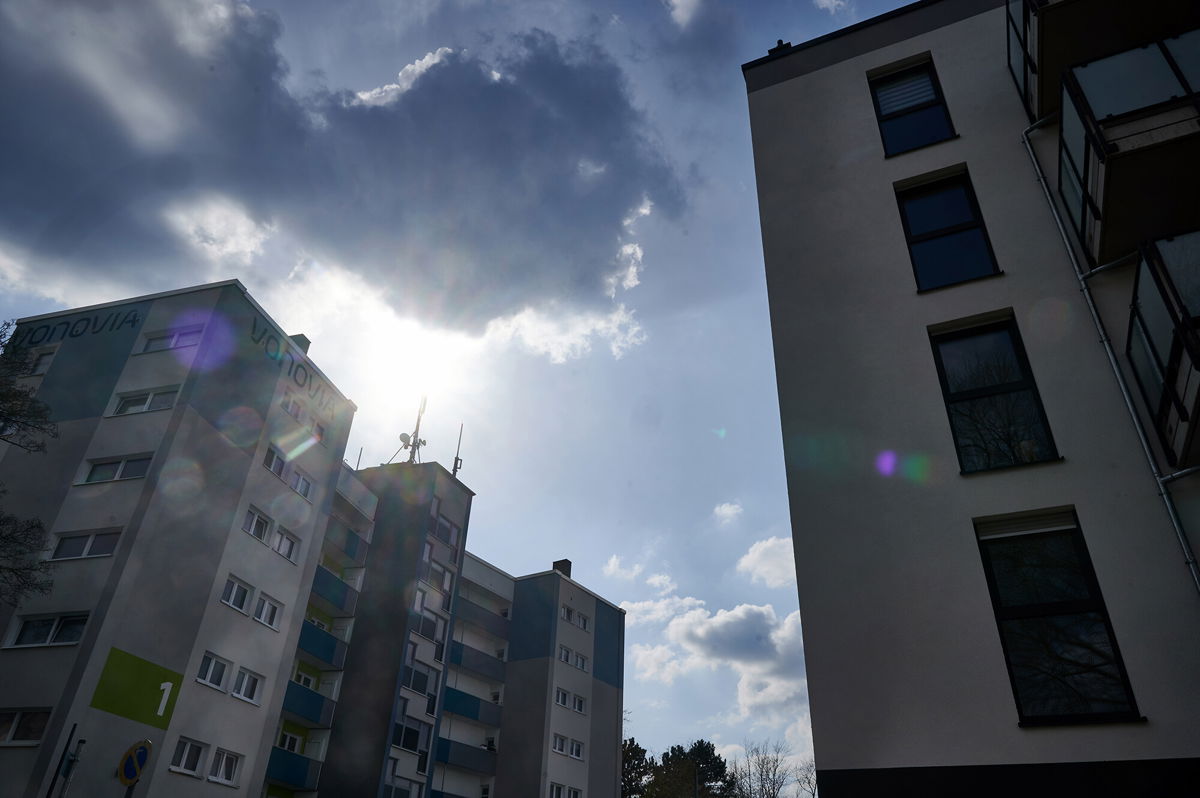 <i>Bernd Thissen/picture alliance/Getty Images</i><br/>An apartment building owned by the Vonovia real estate group.