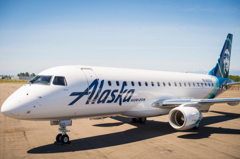 Alaska Airlines Embraer E175 regional het