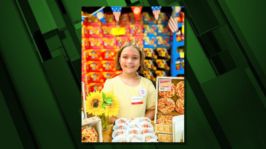 Emma Sunshine and her namesake donuts, now on sale at Oregon Fred Meyer stores