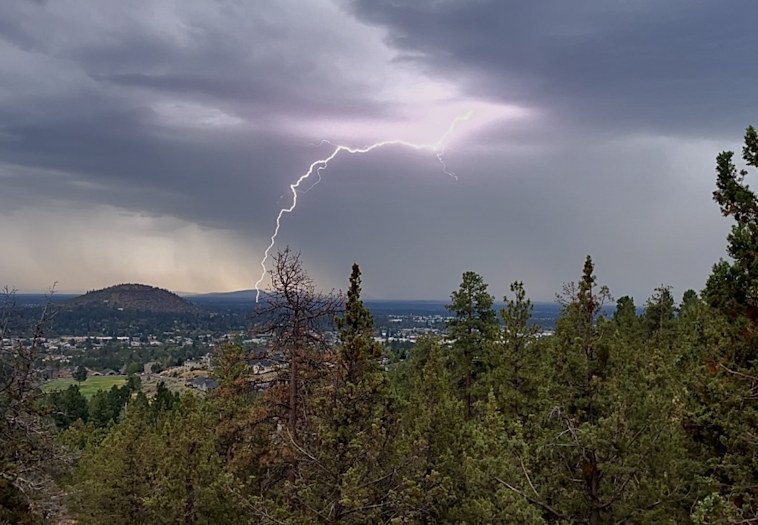 Lightning from Awbrey Butte Blake Stamos 89