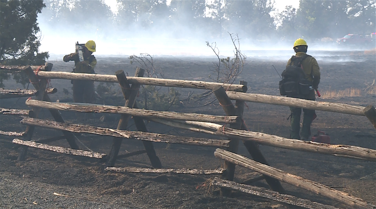 Wildfire west of Redmond stopped at 10 acres, prompts evacuations; cause undetermined