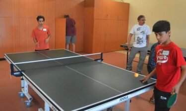 The Helena Afghan Refugee Resettlement Team and Plymouth Congregational Church hosted a charity ping-pong tournament Saturday benefiting one of the Afghan families resettled to Helena.