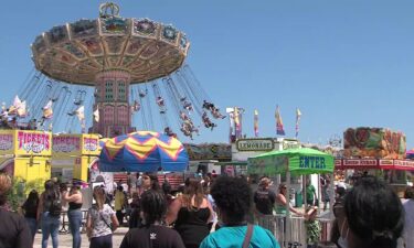 Lynda Daley was enjoying all the fair has to offer with her kids on Monday. While not their specifically for the sensory friendly morning