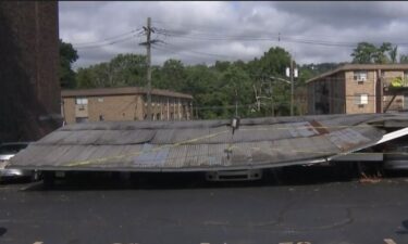 A car port collapsed over the weekend on Scotland Road in Orange