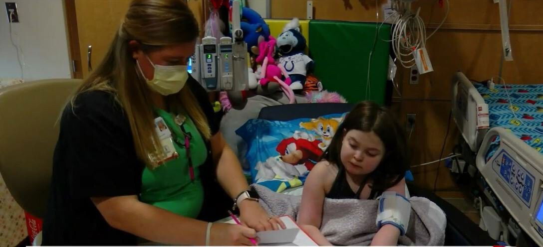 <i>WISH</i><br/>Riley Hospital for children in Indianapolis provides schooling for patients.