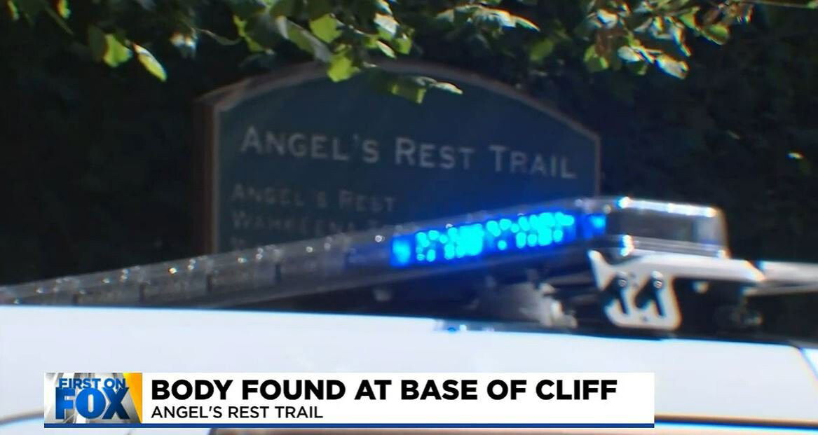 <i>KPTV</i><br/>A hiker was found dead at the bottom of a cliff at Angel's Rest Trail in the Columbia River Gorge.