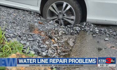 A Shreveport woman says the city's botched repair is to blame for her stuck car.