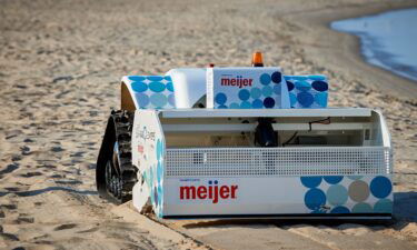Meijer is helping clean up Midwestern beaches and waterways with innovative technology.