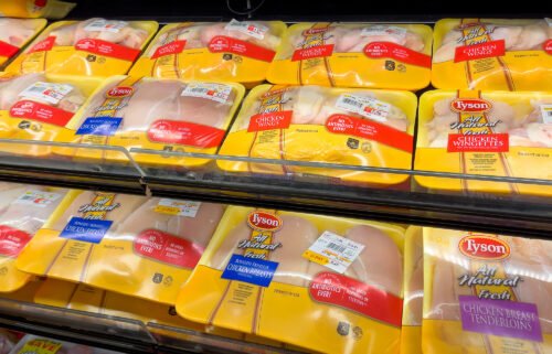 Inflation-weary shoppers are pulling back on buying pricey steaks and switching to cheaper chicken at the grocery store.