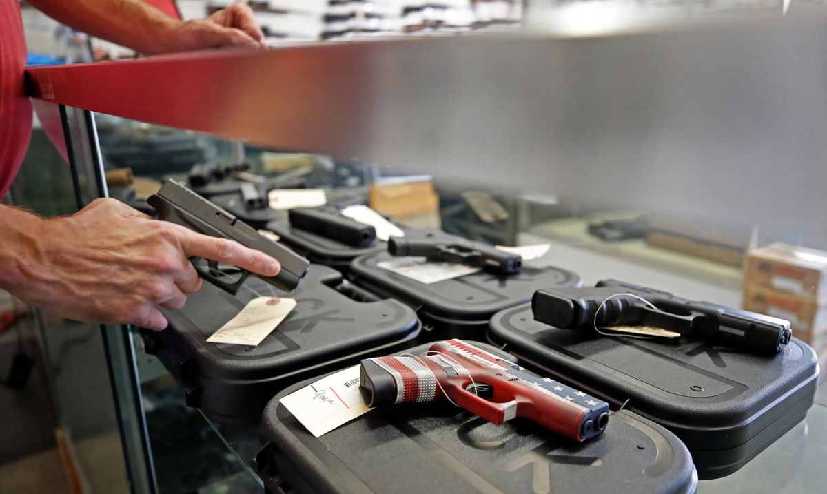 <i>George Frey/AFP/ Getty Images</i><br/>A federal judge has ruled that a Texas law that bans people ages 18 to 20 from carrying handguns in public is unconstitutional
