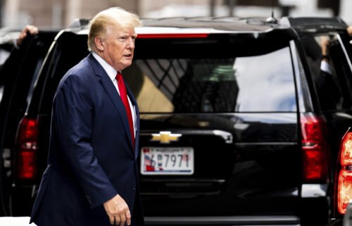 The FBI recovered 11 sets of classified documents from its search of former President Donald Trump's Mar-a-Lago home earlier this week. Trump is pictured leaving Trump Tower in New York on August 10.