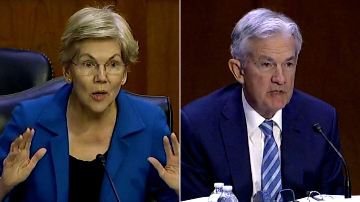 <i>Senate Banking Committee</i><br/>Democratic Sen. Elizabeth Warren of Massachusetts on August 28 slammed Federal Reserve Chairman Jerome Powell for suggesting interest rates should go up to combat inflation in the US