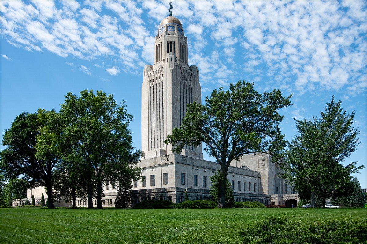 <i>Adobe Stock</i><br/>A Nebraska mother and her daughter are facing charges in an abortion-related case that involved police obtaining their Facebook messages. The Nebraska State Capitol is pictured here.