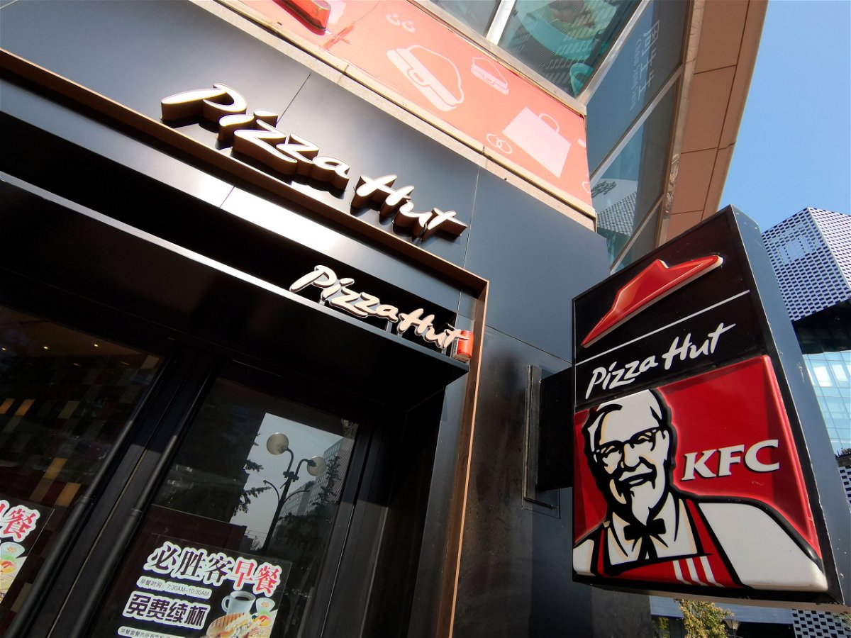 <i>Cai qun/Imaginechina/AP</i><br/>Inflation has pushed KFC to put chicken feet on the menu in China. Pictured is a Pizza Hut/KFC restaurant in in Beijing