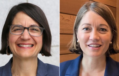 Vermont State Senate President Pro Tempore Becca Balint (left) and Lt. Gov. Molly Gray (right) are leading the Democratic primary for Vermont's at-large House seat.