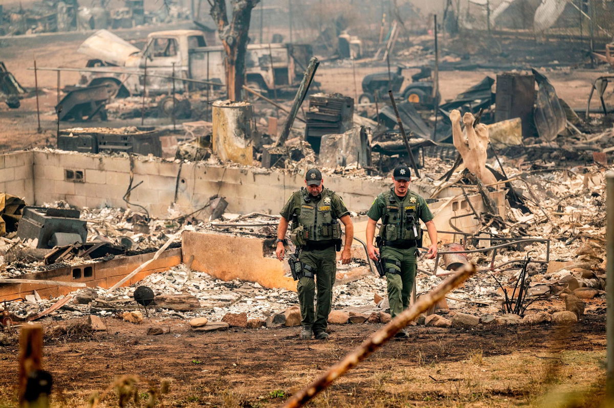 <i>Noah Berger/AP</i><br/>As California's McKinney Fire rages