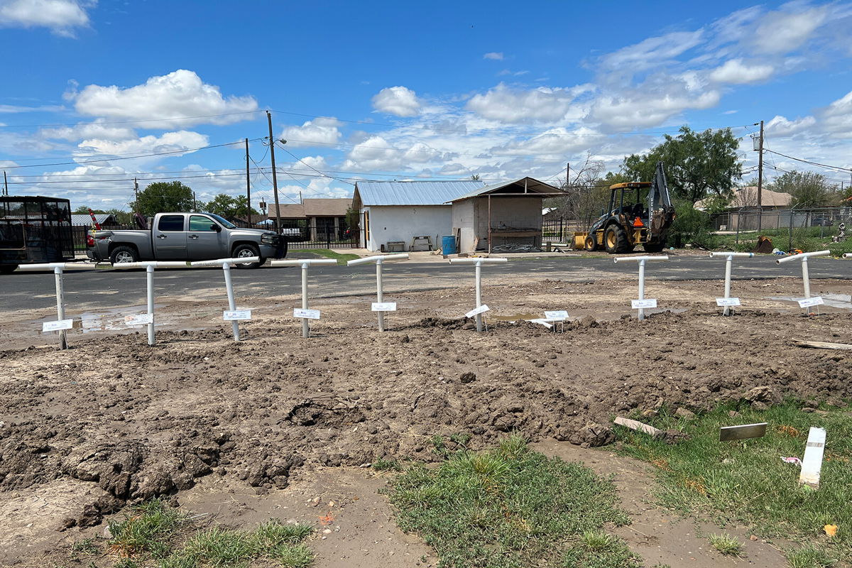 <i>Rosalina Nieves/CNN</i><br/>In Maverick County unidentified migrants are being buried in the county's cemetery