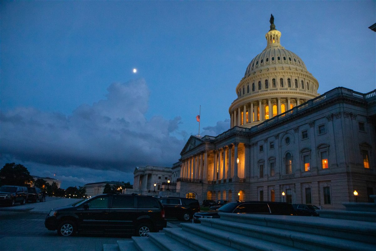 <i>Anna Rose Layden/Getty Images</i><br/>The US Capitol is seen on August 6 in Washington