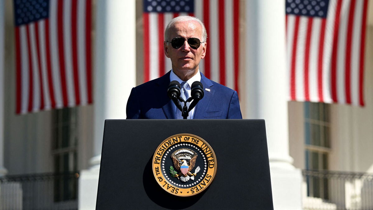 <i>Saul Loev/AFP/Getty Images/FILE</i><br/>President Joe Biden is planning to kick-start the implementation process of the sweeping $280 billion law to boost US domestic chip-making and scientific research