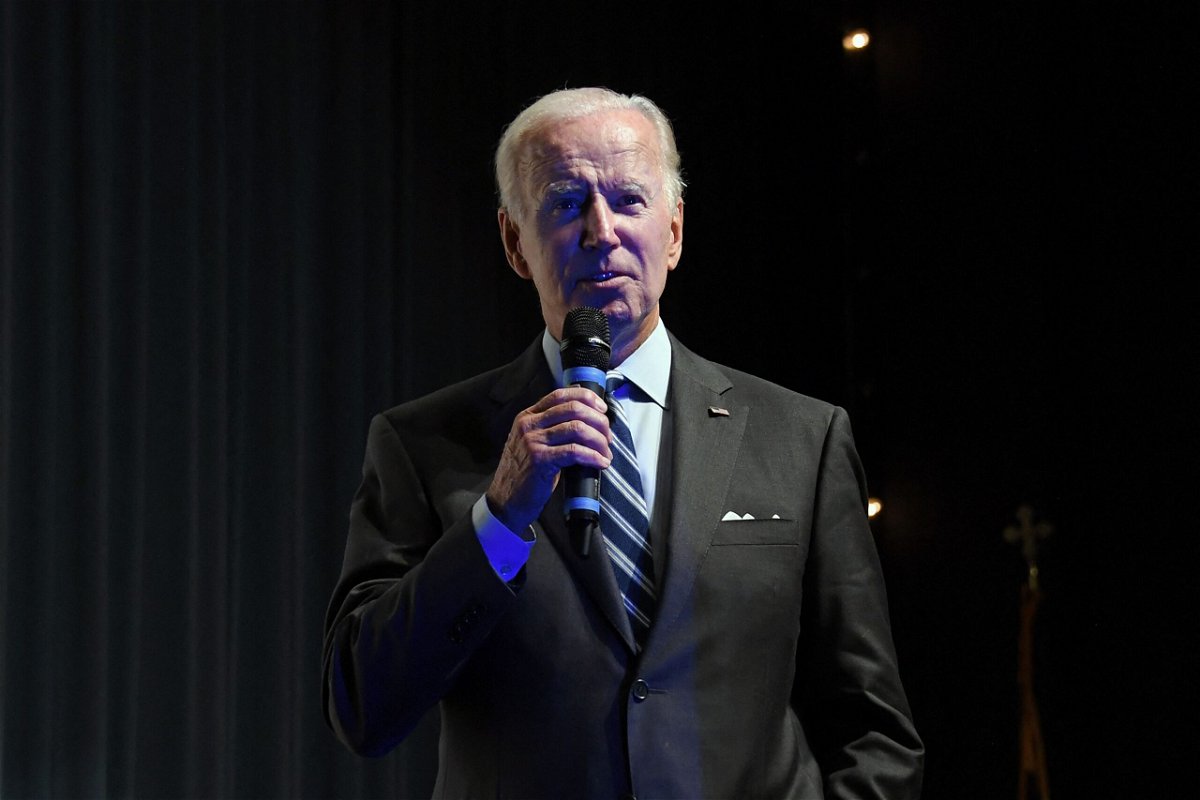 <i>Olivier Douliery/AFP/Getty Images</i><br/>President Joe Biden is set to travel to Pennsylvania on August 30 to speak about his plan to bolster police forces across the nation and reduce gun crime