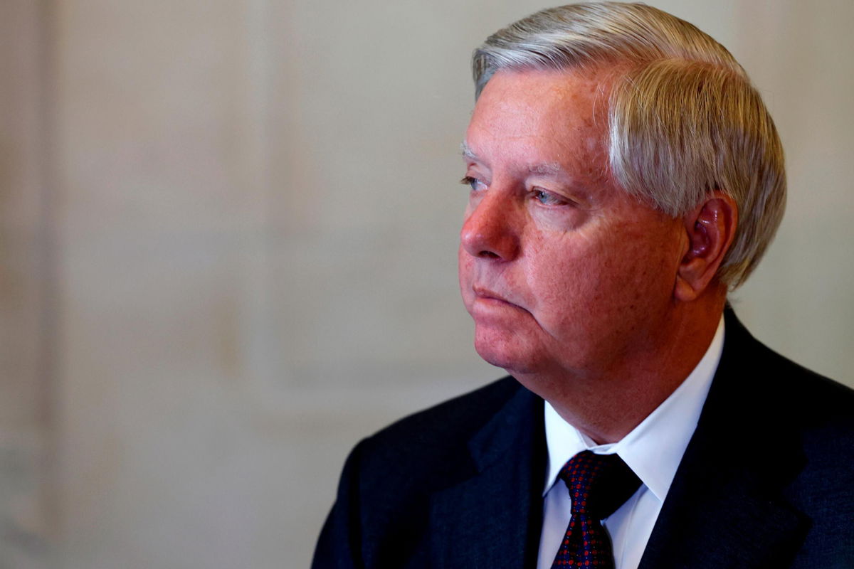<i>Anna Moneymaker/Getty Images</i><br/>The Fulton County District Attorney's office slammed GOP Sen. Lindsey Graham's 