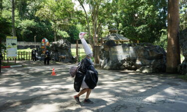 Chiang Mai Zoo in Thailand holding a practice drill on responding to escaped animals -- which they did by putting a staff member in an ostrich costume