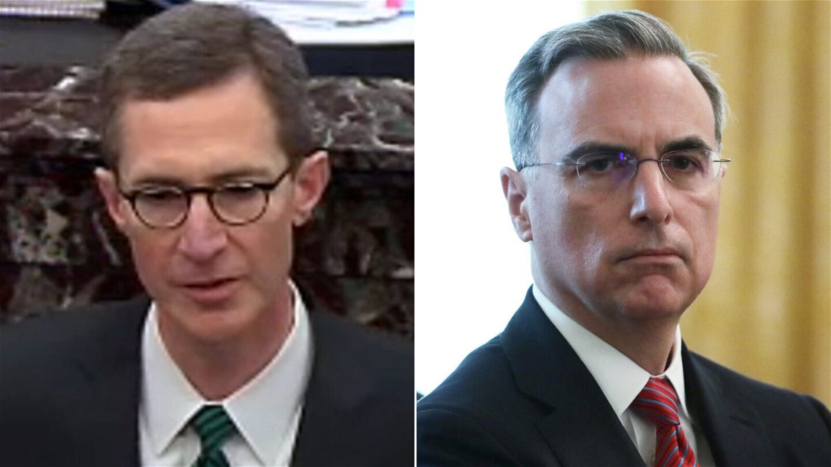 <i>Getty</i><br/>The FBI interviewed former White House Counsel Pat Cipollone (R) and his former deputy Patrick Philbin earlier this year as part of the investigation into federal records taken to Donald Trump's Palm Beach home.