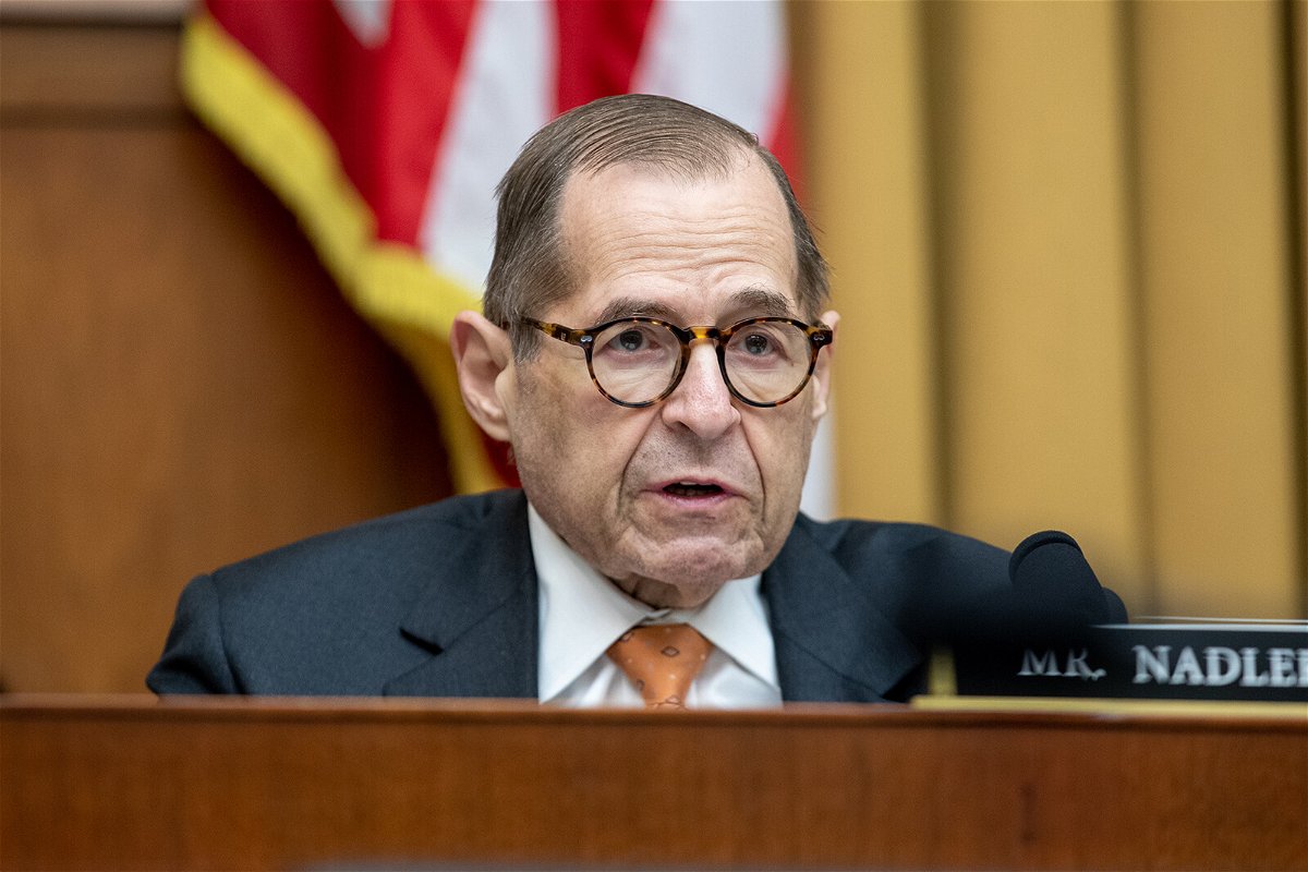 <i>Amanda Andrade-Rhoades/The Washington Post/Getty Images</i><br/>New York Rep. Jerrold Nadler speaks during a House Judiciary Committee hearing at the US Capitol in Washington