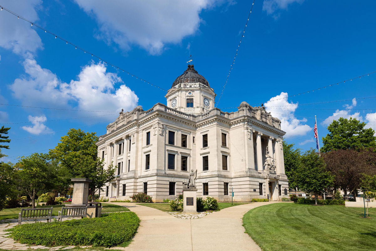 <i>Roberto/Adobe Stock</i><br/>The Monroe County Courthouse in Bloomington