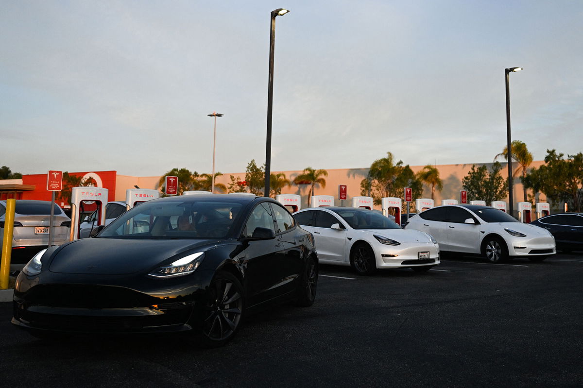 <i>Patrick T. Fallon/AFP/Getty Images</i><br/>Tesla's stock price is set to drop at the opening bell on August 25