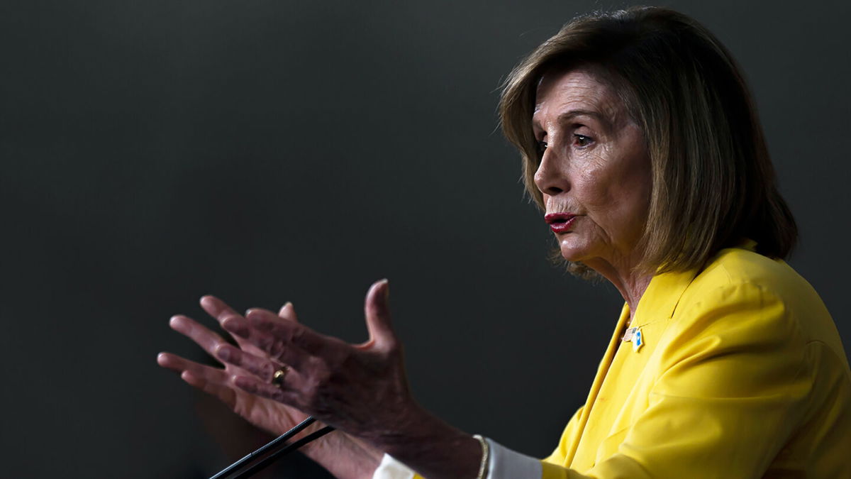 <i>Nathan Howard/Getty Images/FILE</i><br/>House Speaker Nancy Pelosi