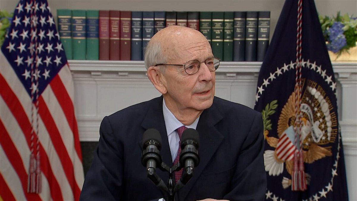 <i>CNN</i><br/>Retired Justice Stephen Breyer spoke broadly about the rule of law and maintained that he remains an optimist overall.