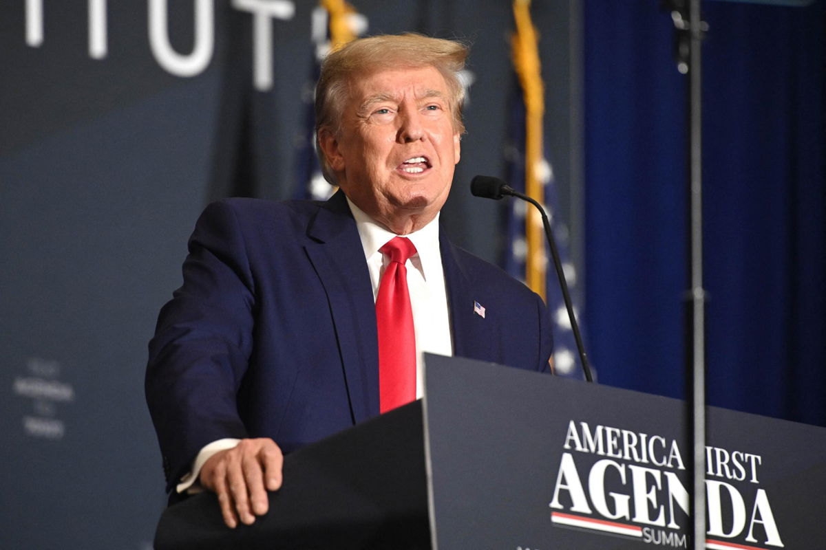 <i>Mandel Ngan/AFP/Getty Images</i><br/>Former President Donald Trump