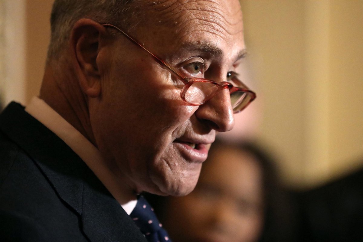 <i>Chip Somodevilla/Getty Images</i><br/>Sen. Chuck Schumer picture din January 2020 in Washington