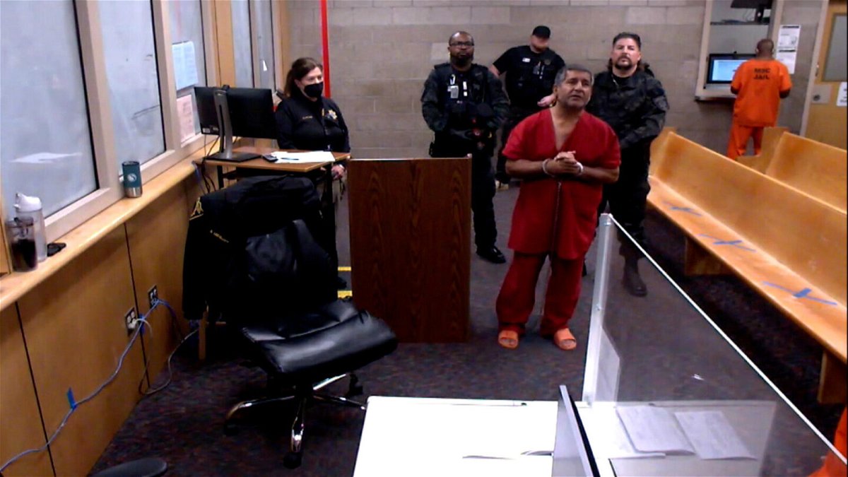 <i>Bernalillo County Metropolitan Court</i><br/>Muhammad Syed made his first appearance in court on Wednesday via video from a detention center.