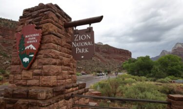 Crews are looking for a missing hiker in Zion National Park